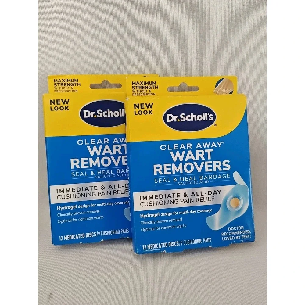 Dr Scholl's Maximum Strength Clear‎ Away Wart Removers 2 X 12 Medicated Discs